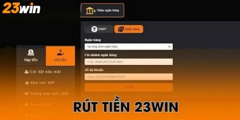Lưu ý khi rút tiền 23Win dành cho hội viên